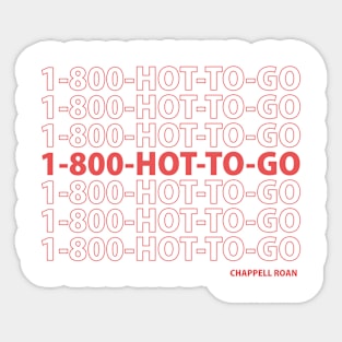 Hot To Go Sticker